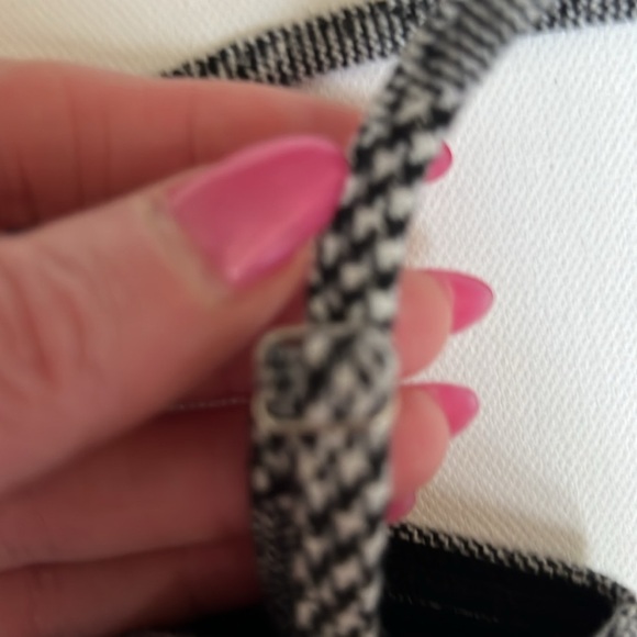 NWT CAMI NYC Women's Black Plaid Coset Style Teddy Bodysuit size small - Picture 10 of 11